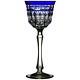 Barcleona Cobalt Blue Crystal Wine Glass by Varga (Set of 2)