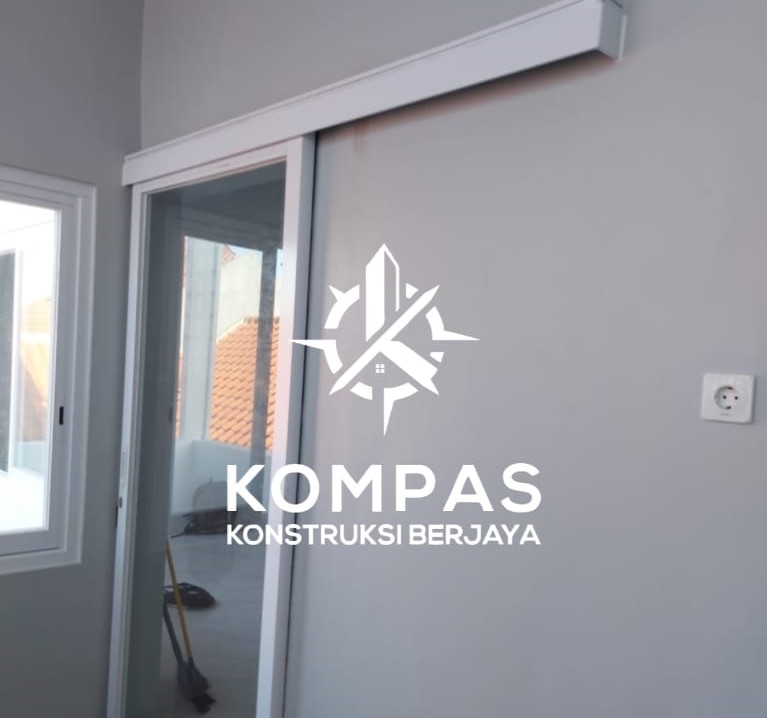 Pintu Kaca Aluminium Geser