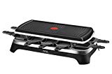Tefal RE4588 - Raclette, color negro y gris