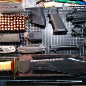 Gun accessories and knives