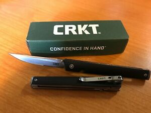 CRKT CEO Liner Lock Knife Black GRN (3.1″ Satin) 7096